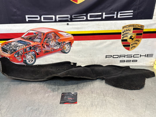 Porsche 924/944 85.5- rear left side trim carpet, black, 94455508301, used