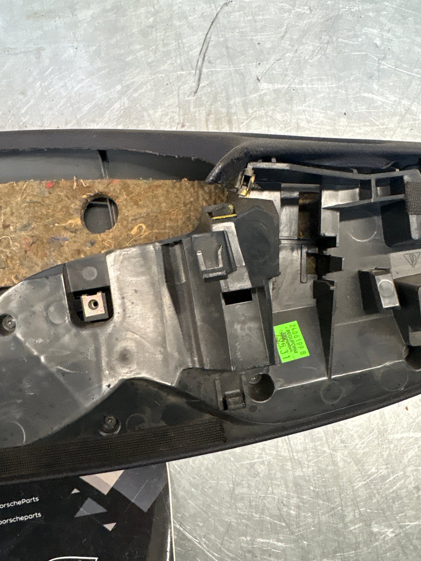 Porsche 911 996 dasboard cluster trim, used, black 99655205902