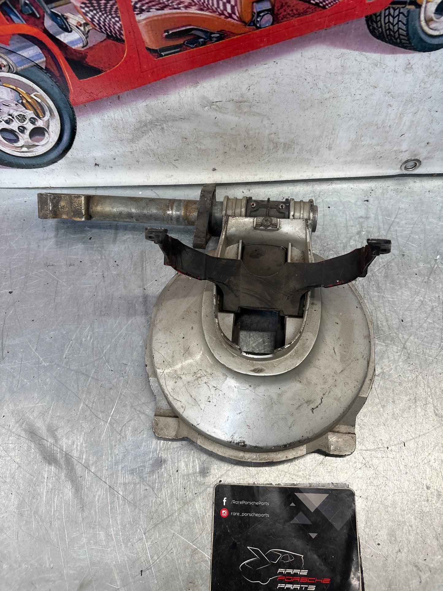 Porsche 928 right headlight swivel frame 92875024902 92875024302 used