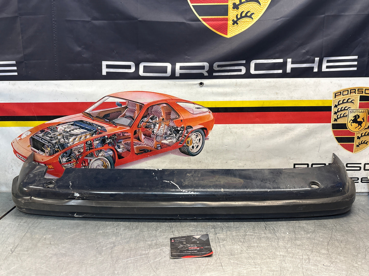 Porsche 924/924S rear bumper, used 477807313