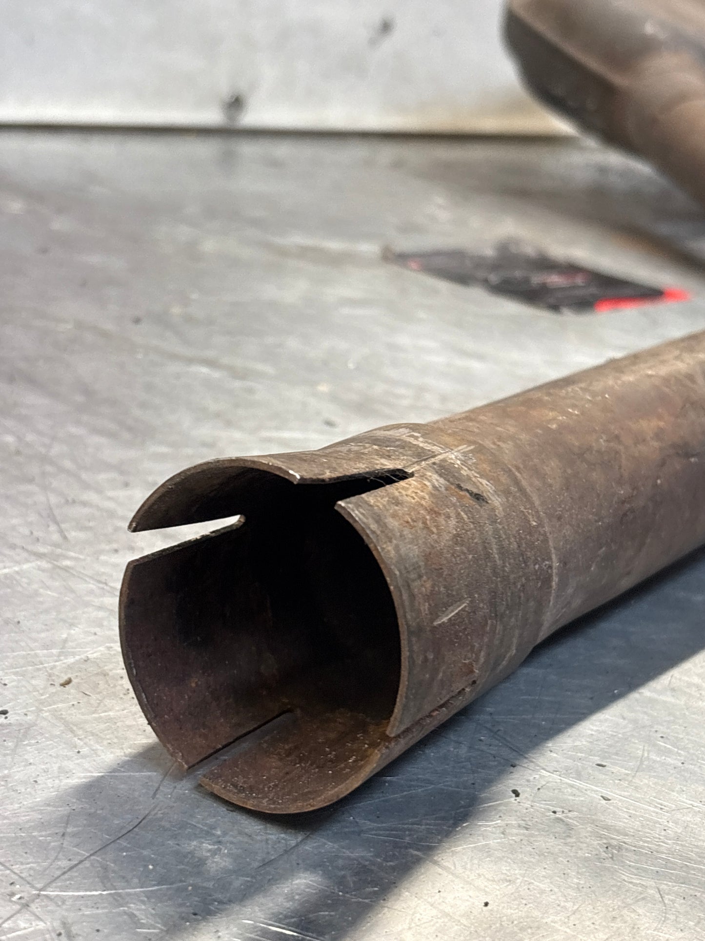 Porsche 928 Left side silencer, used 92811109301