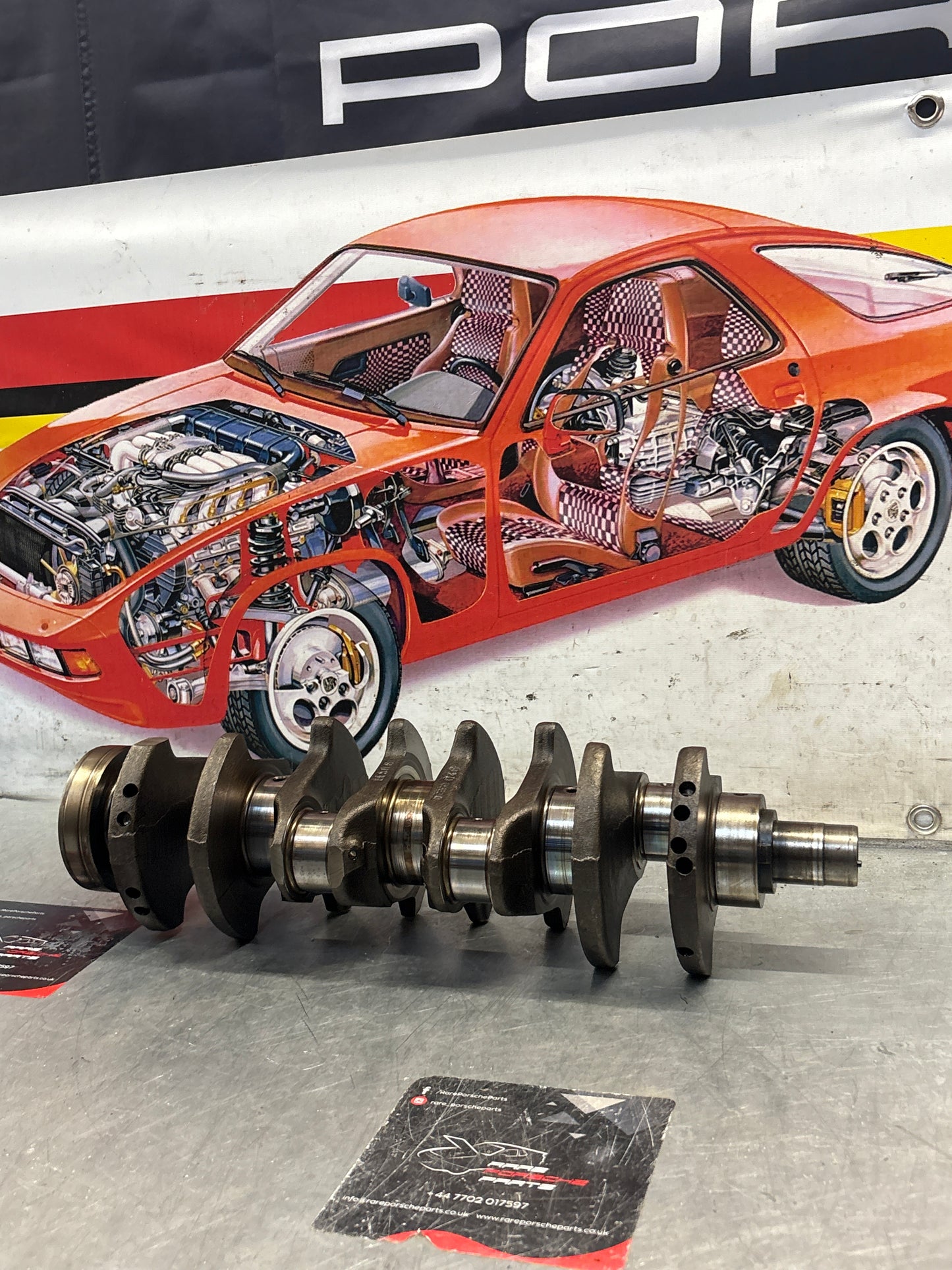 Porsche 924 2.0L used condition crankshaft 046105021A