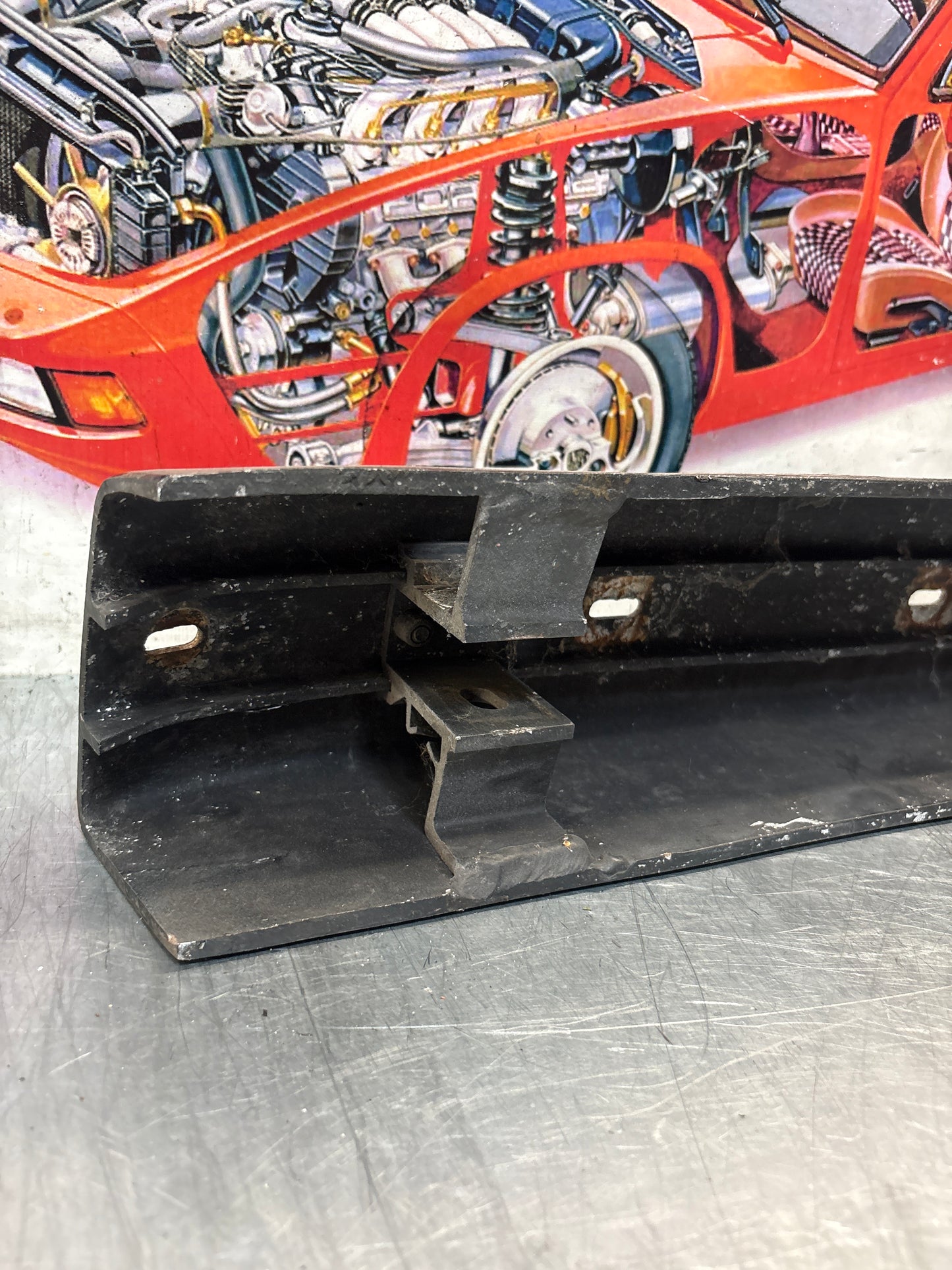 Porsche 944 Rear USA bumper, used 94450530100