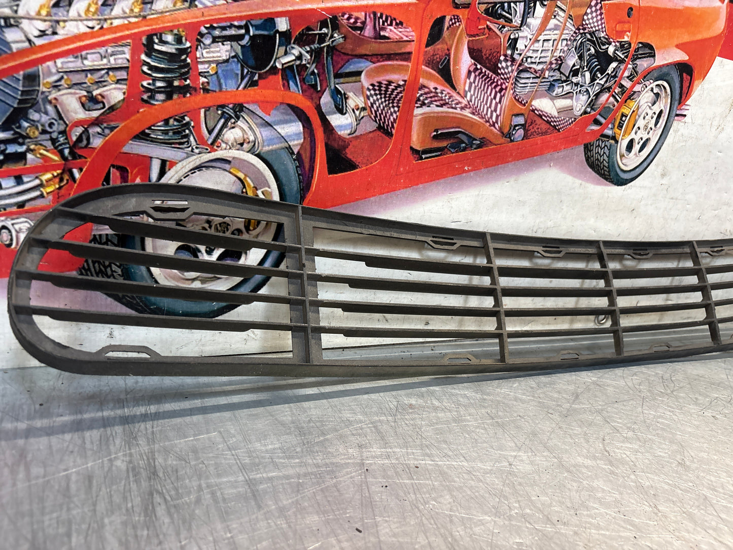 Porsche 993 Ventilation Grille 99350555101, used, damaged