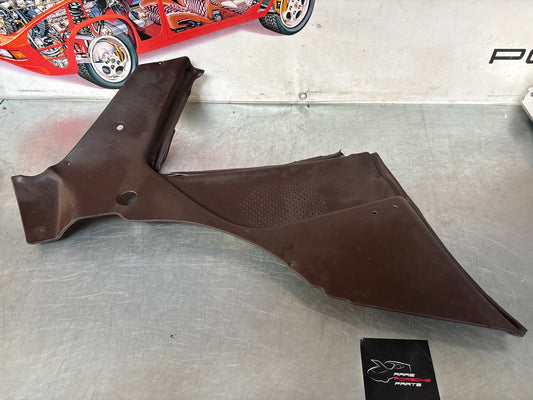 Porsche 944 924 brown left rear interior C Post trim /card . Quarter panel trim used, 94455502101