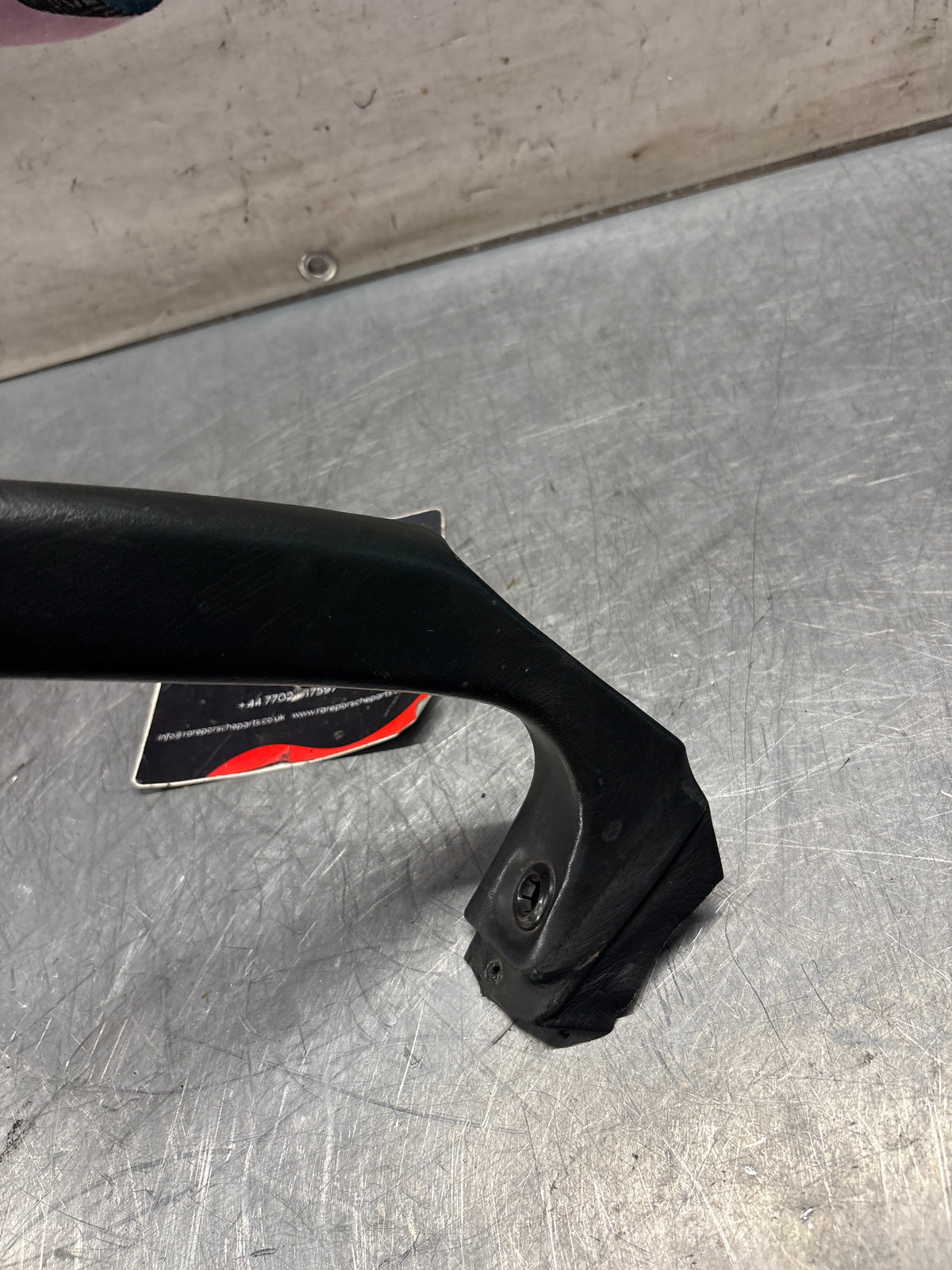 Porsche 928 right, off side door upper frame surround trim, green 92855502602, used