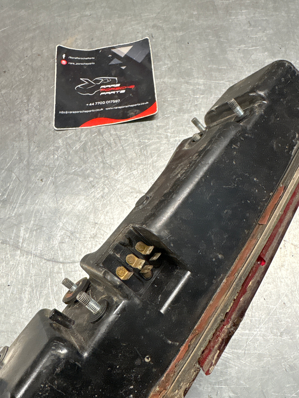 Porsche 914 right rear tail light, for spares or repair 91463140414