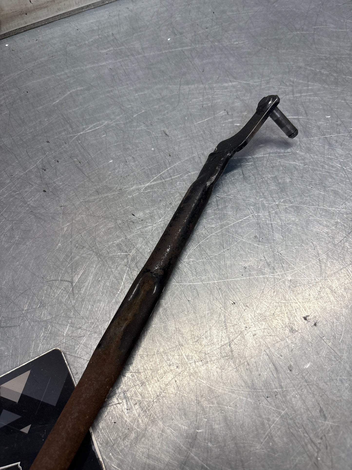 Porsche 924 dog leg gear shaft rod, used 477711106