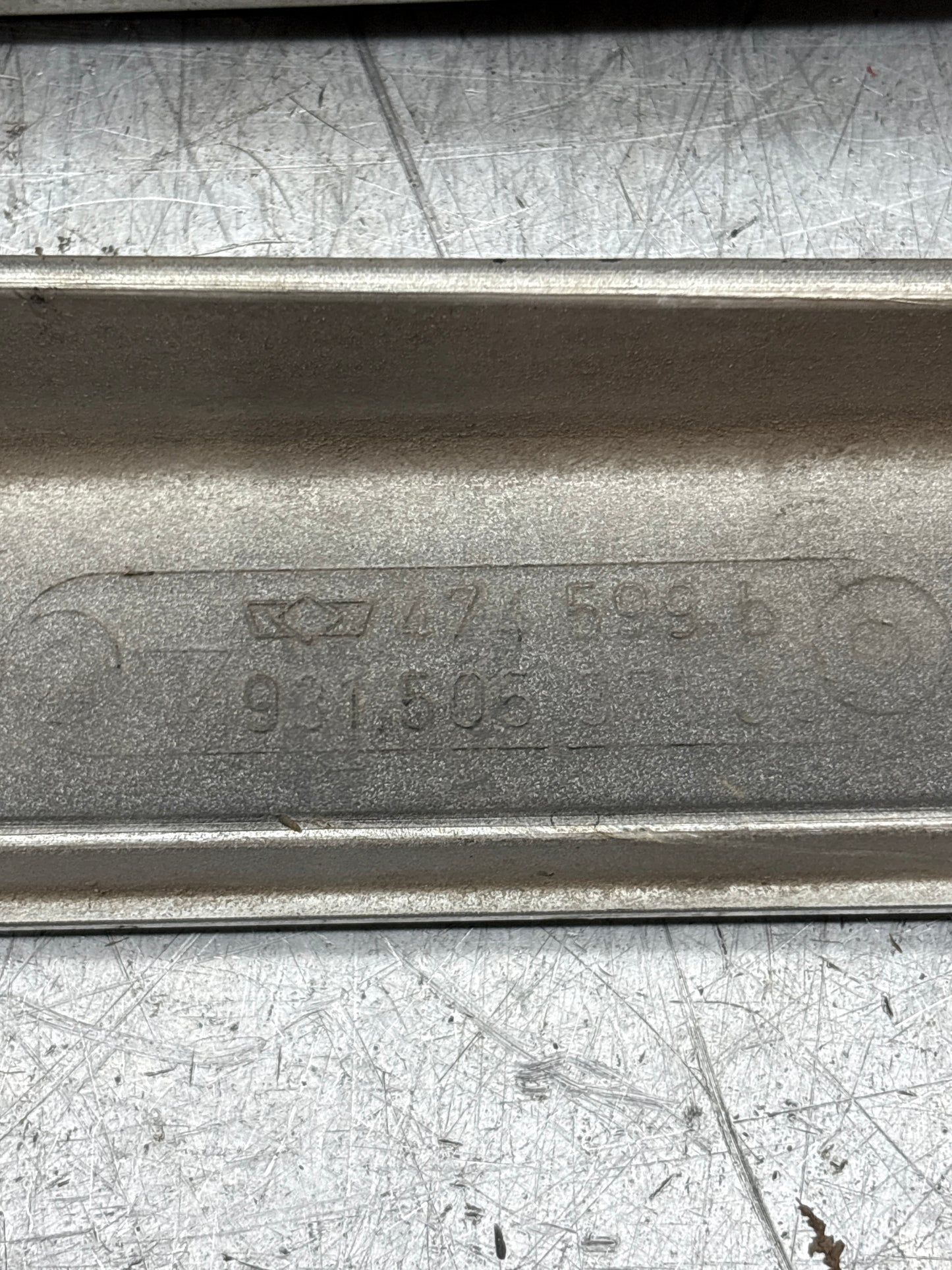 Porsche 944 Front spoiler, valance with fog light used 93150537105