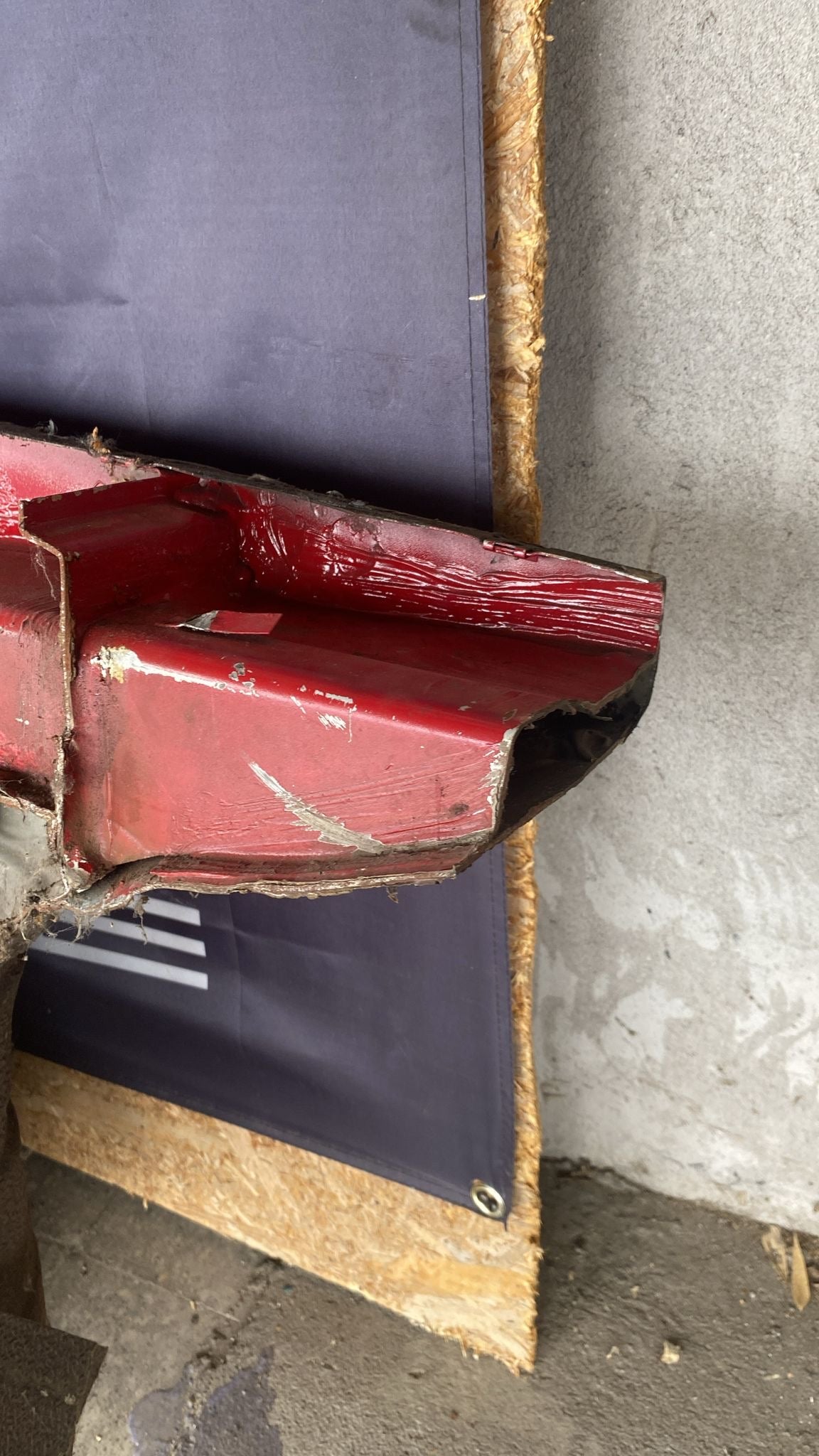 LPorsche 924 76-79 left sill / fender section, 477809601B cut