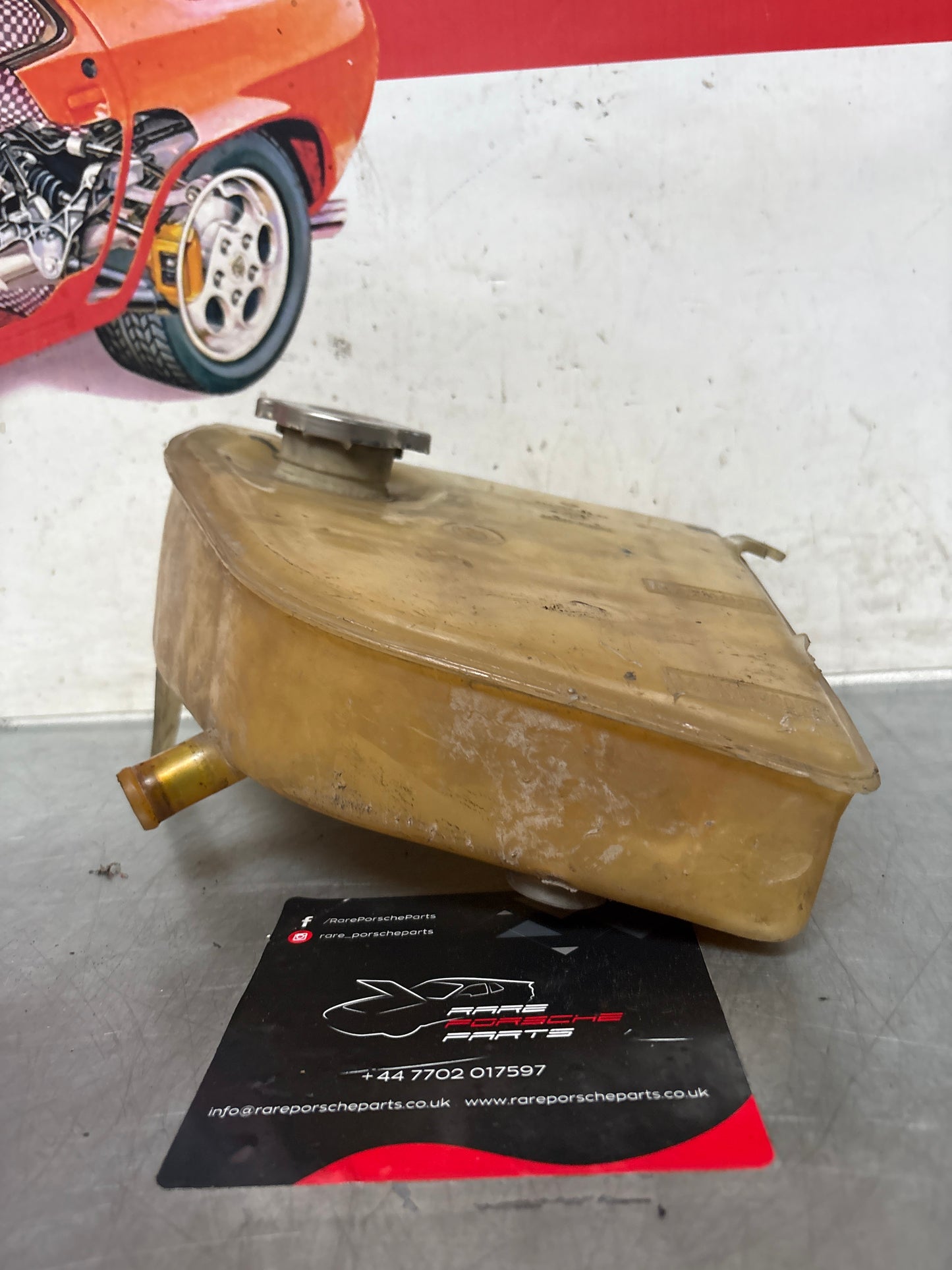 Porsche 944 water coolant reservoir expansion tank, used 94410612506