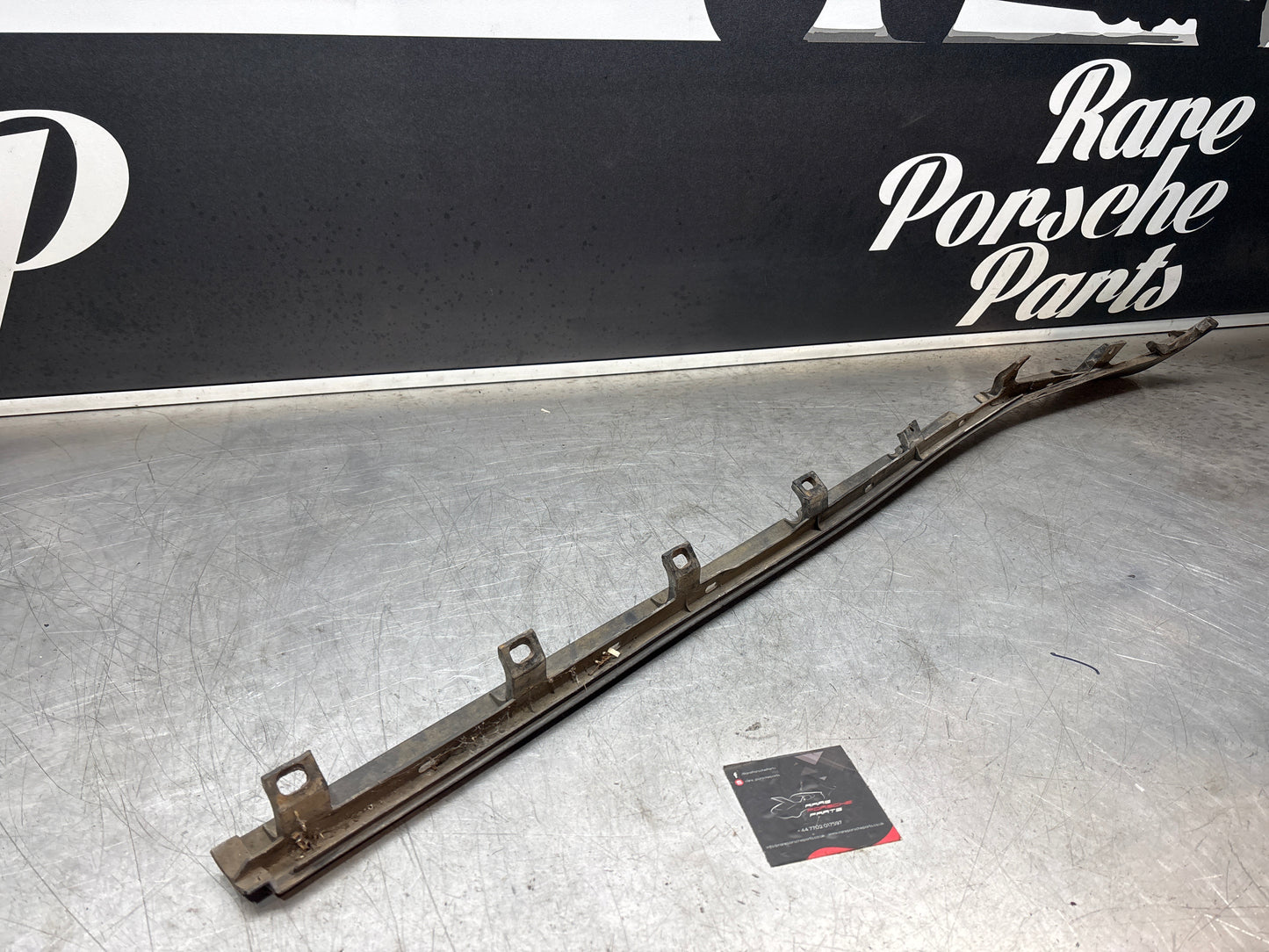 Porsche 944 lower door sill trim molding left side, used 95155919500