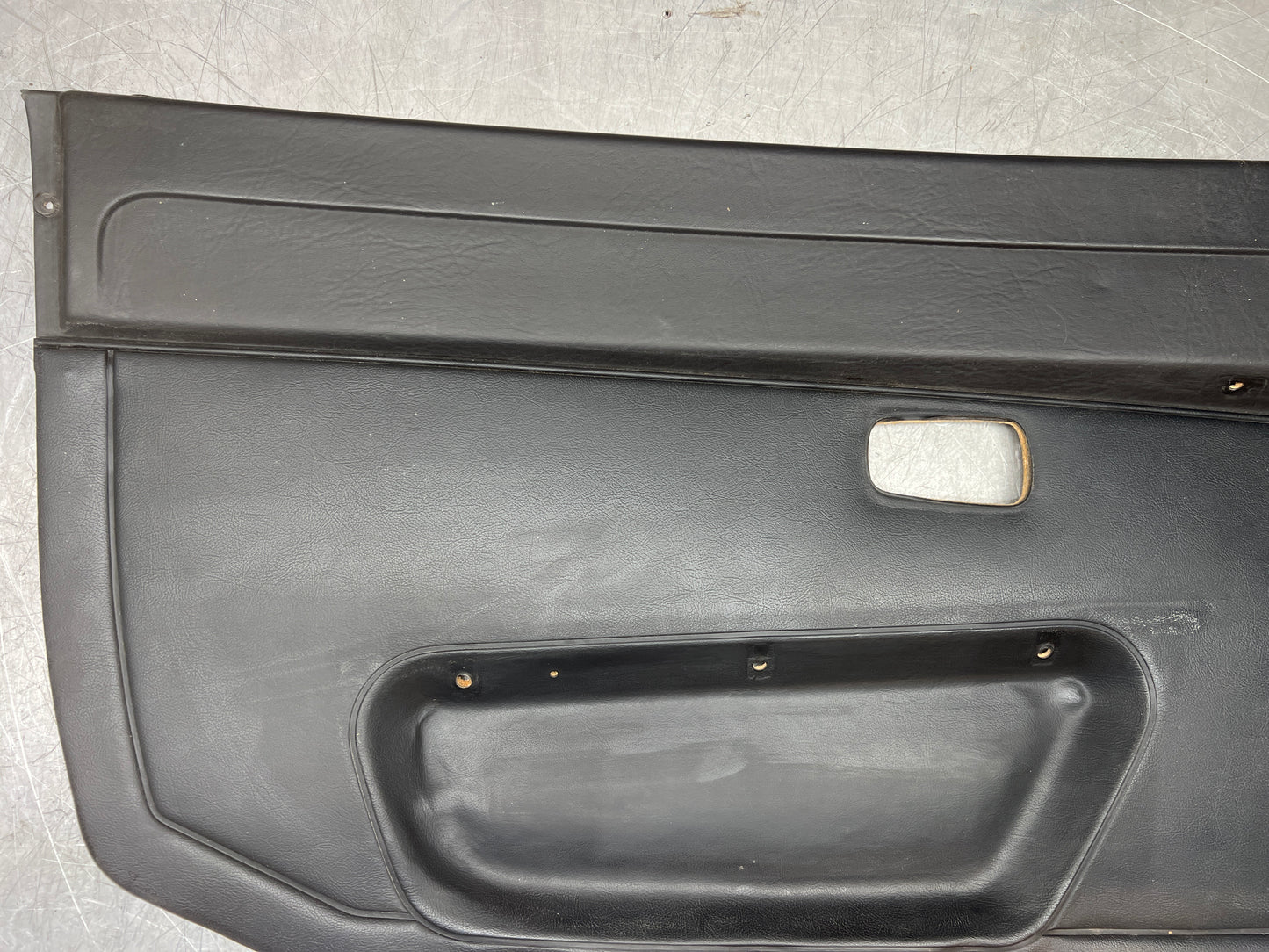 Porsche 924/944 early Porsche black door card used condition left side, Rhd, 478867011