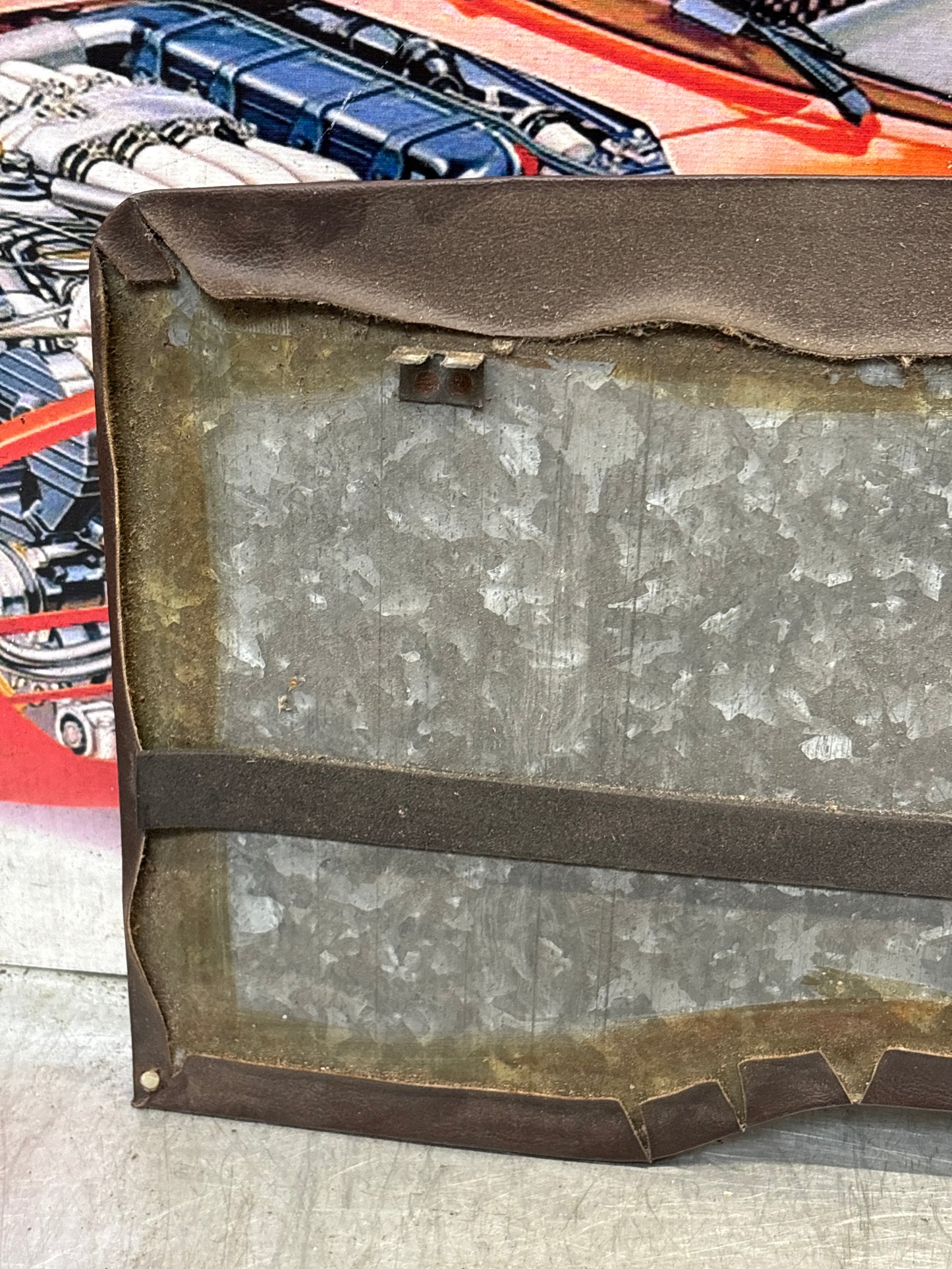 Porsche 928 sun roof headliner trim, brown, used 928564069504RB