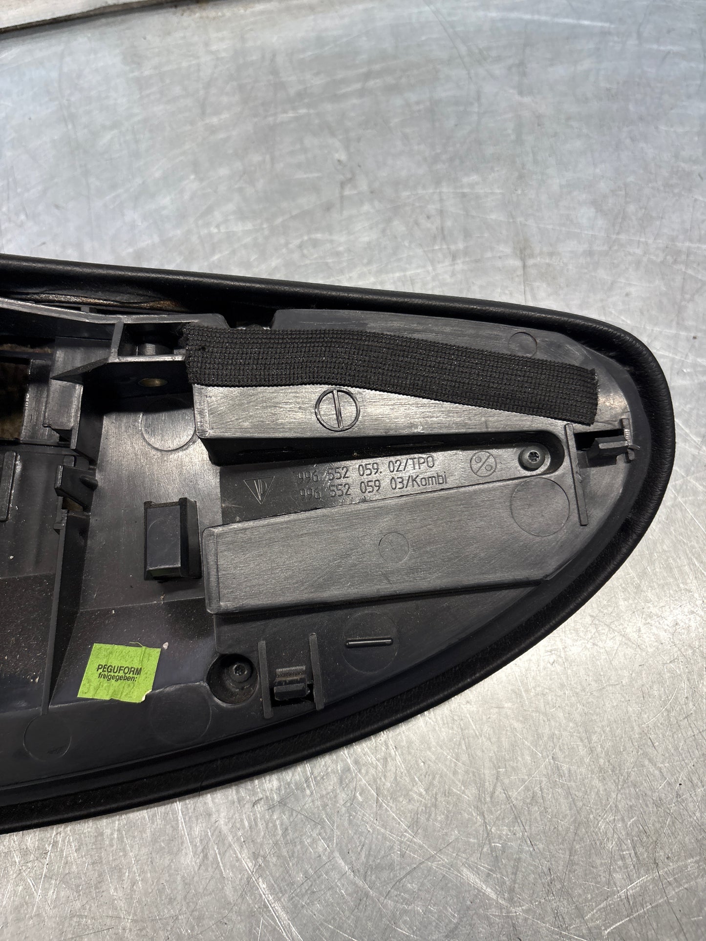Porsche 911 996 dasboard cluster trim, used, black 99655205902