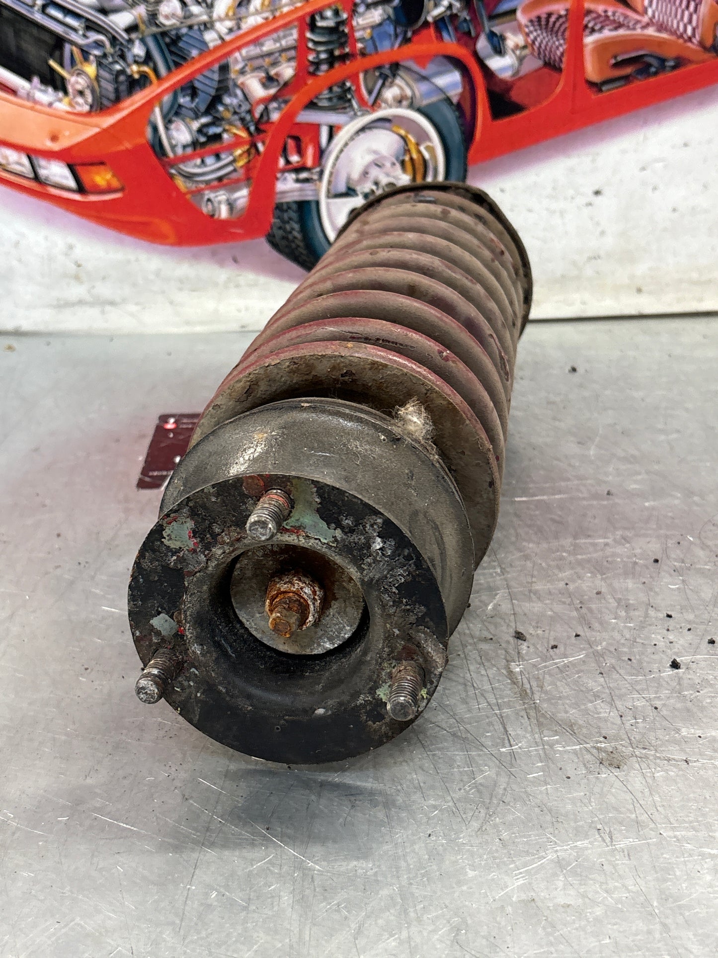 Porsche 928 rear shock absorber, used 92833305108