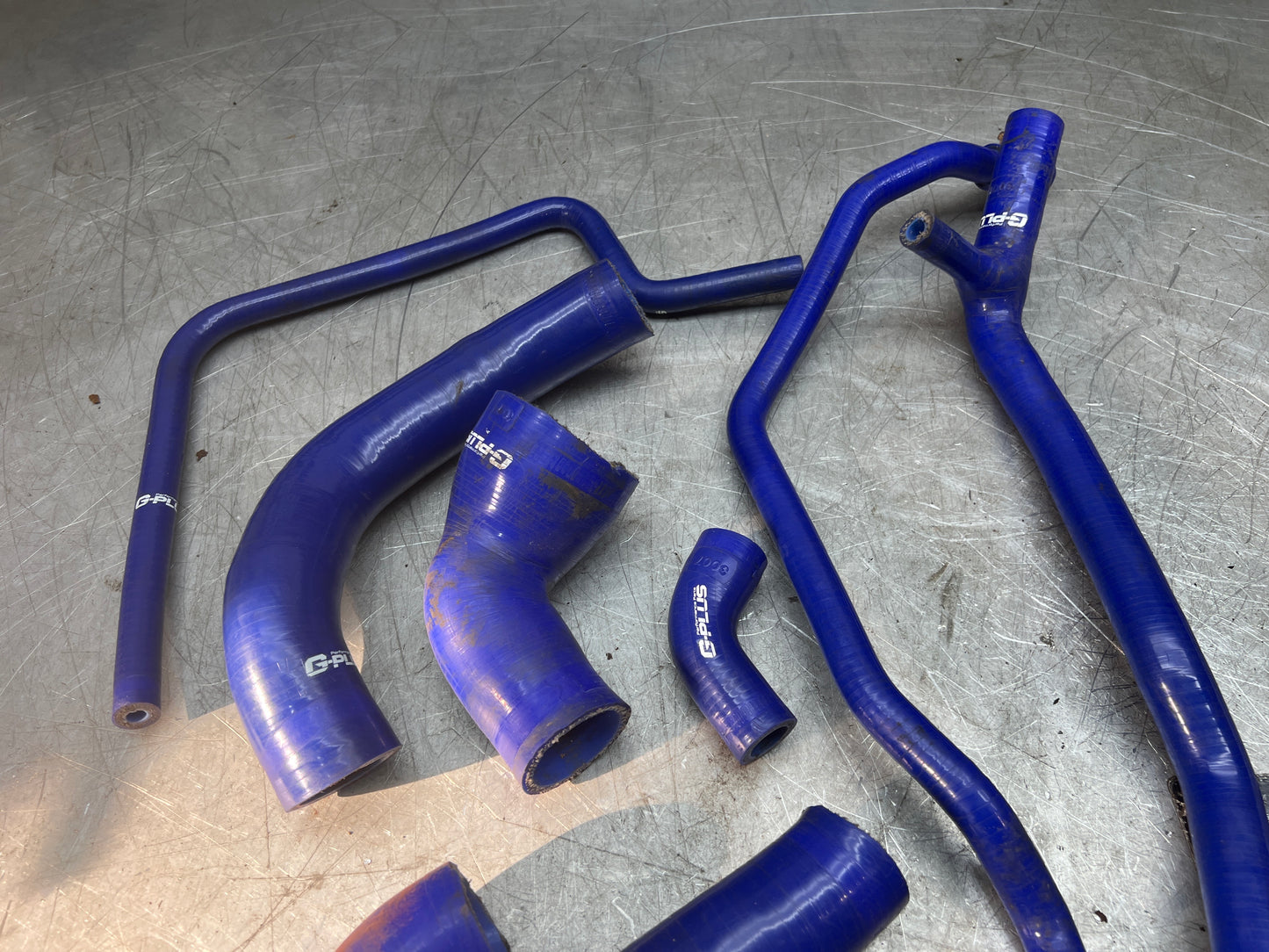 Porsche 944 2.5 / 2.7 aftermarket silicone coolant hoses incomplete set used