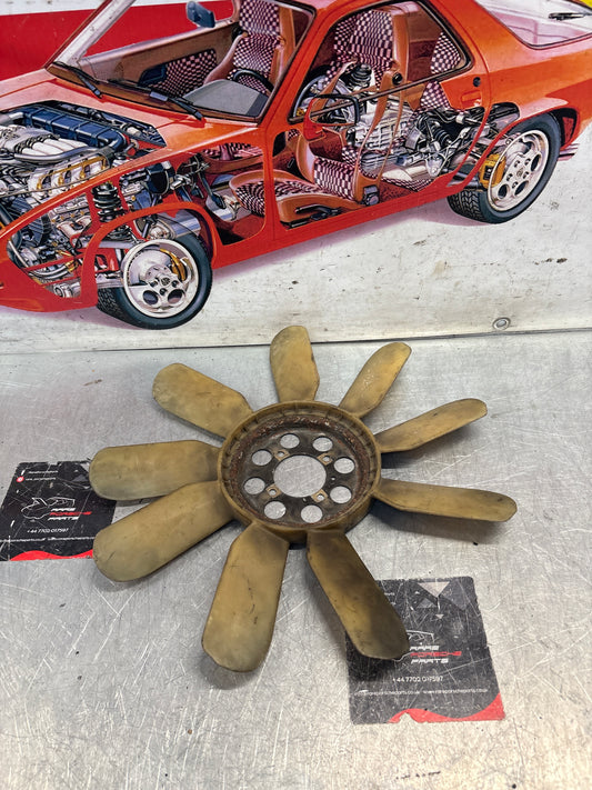 Porsche 928 late engine cooling fan, used 92810613701