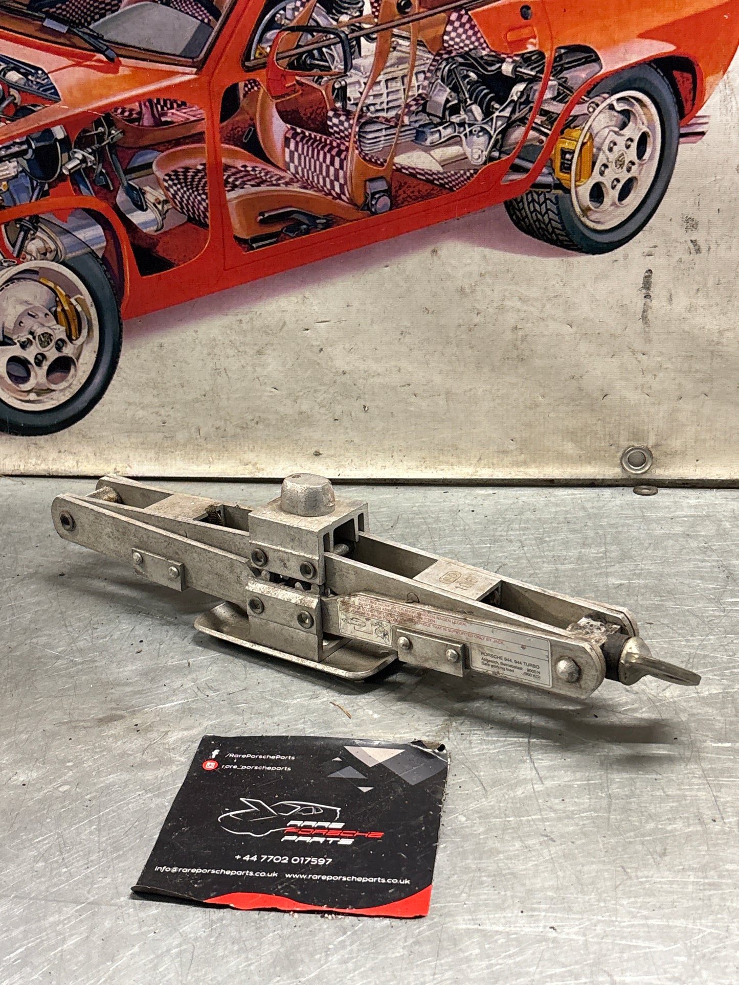 Porsche 944 / 944 Turbo spare tire jack lift, used