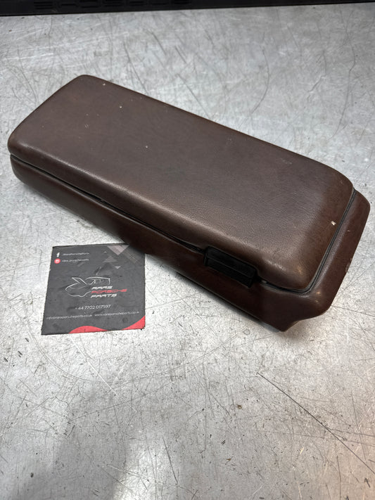 Porsche 944 924 centre console arm rest cassette brown. 478857059 used RHD