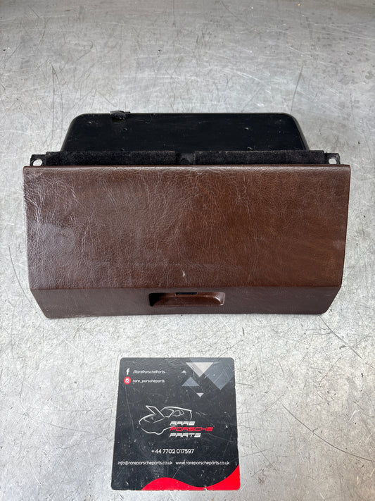 Porsche 924 glovebox with brown door, used 477857095A
