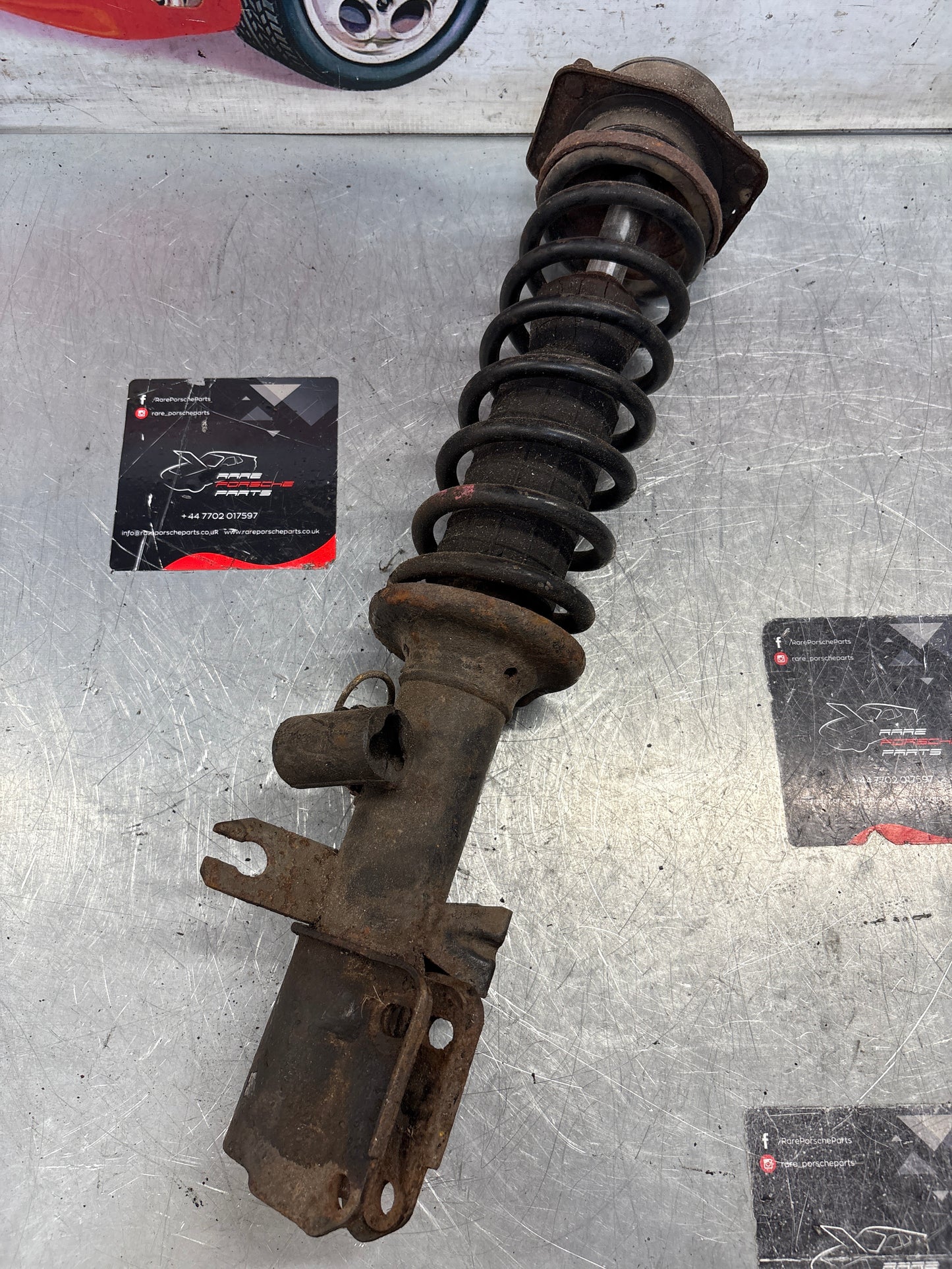 Porsche 944 S2 front shock absorber, used 95134303205
