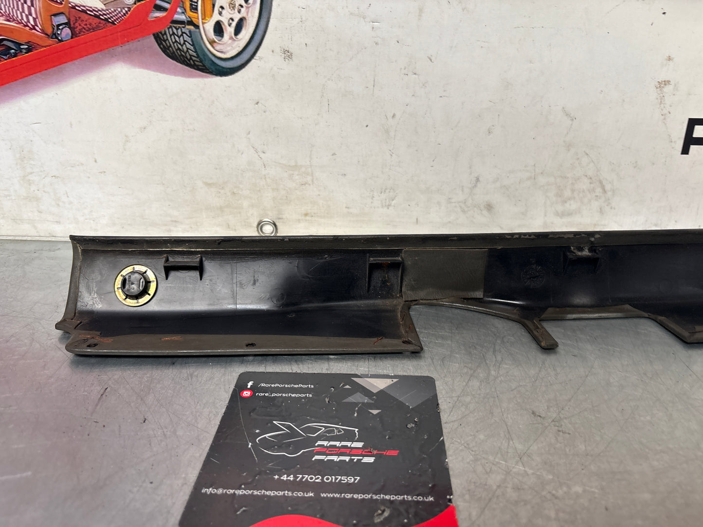 Porsche 928 tailgate interior trim, used, Grey 92855504705