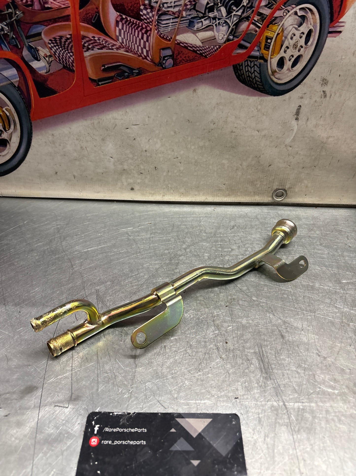 Porsche 924 Turbo water tube, used 93110605200