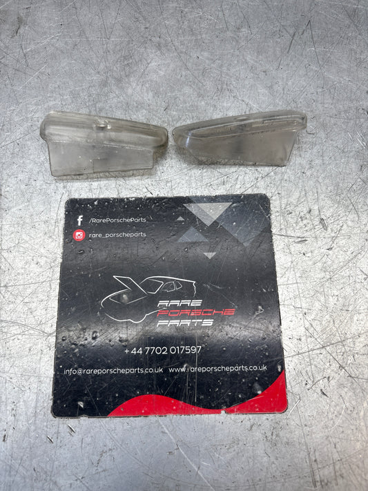 Porsche 944 S2 Turbo foglight side trim, white, right side, used 95163193200