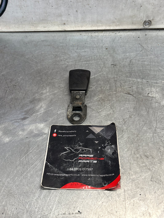 Porsche 928 rear seatbelt anchor clasp retainer, buckle, used 92880305102