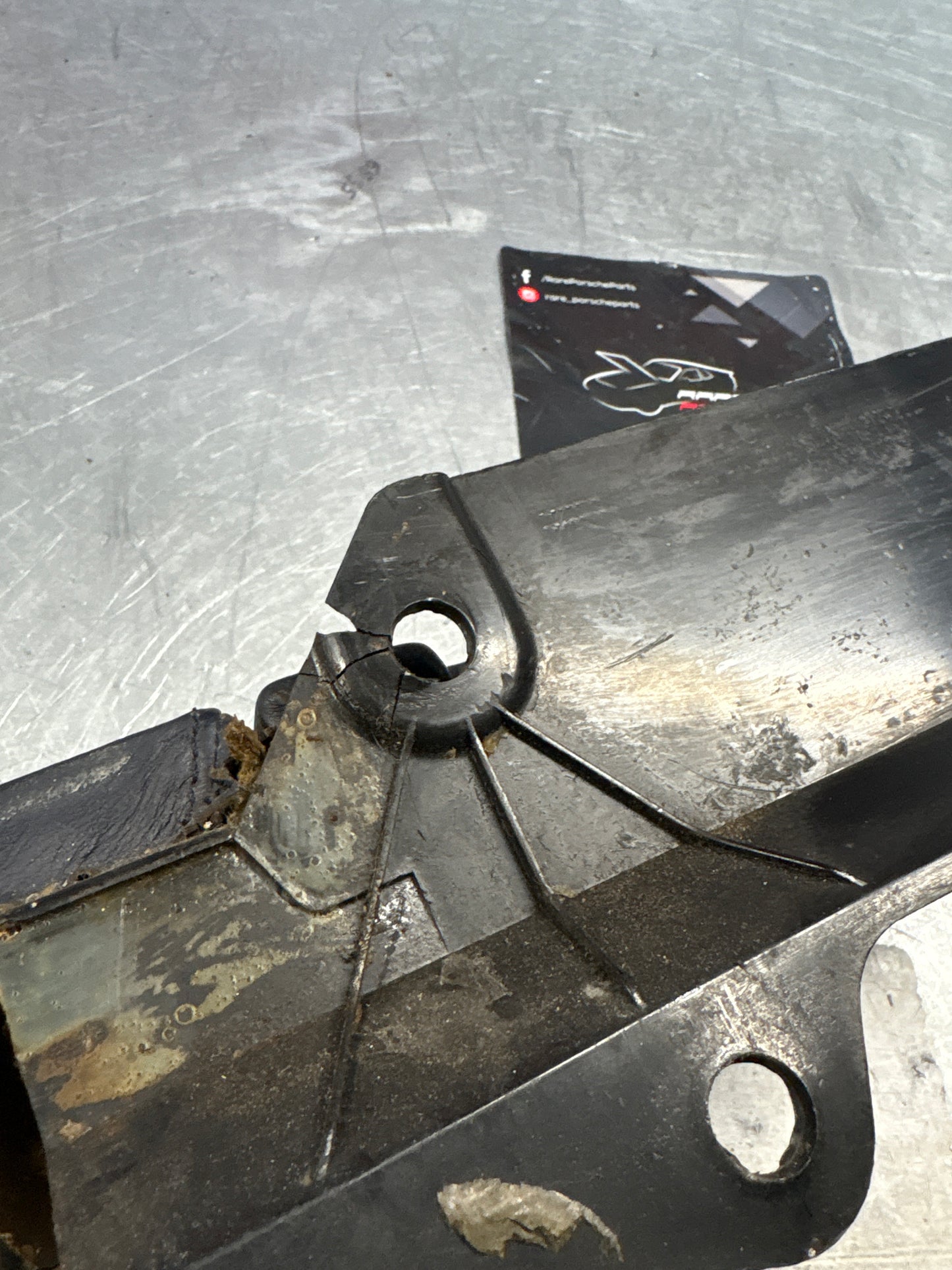 Porsche 928 blue door armrest, right, off side, 92855510203, used