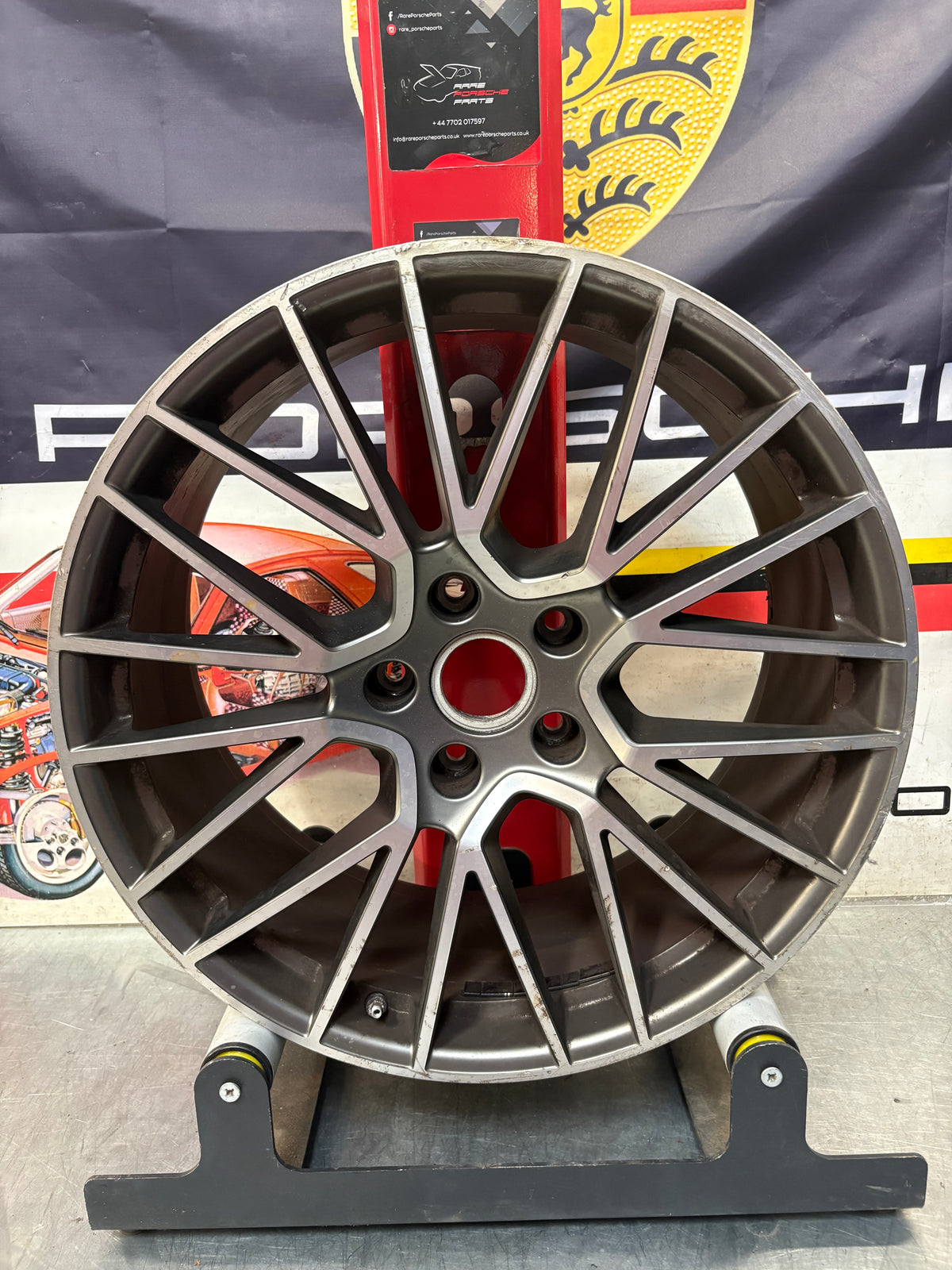 Porsche Cayenne RS spyder wheel, spares or repair 9Y0601025BF