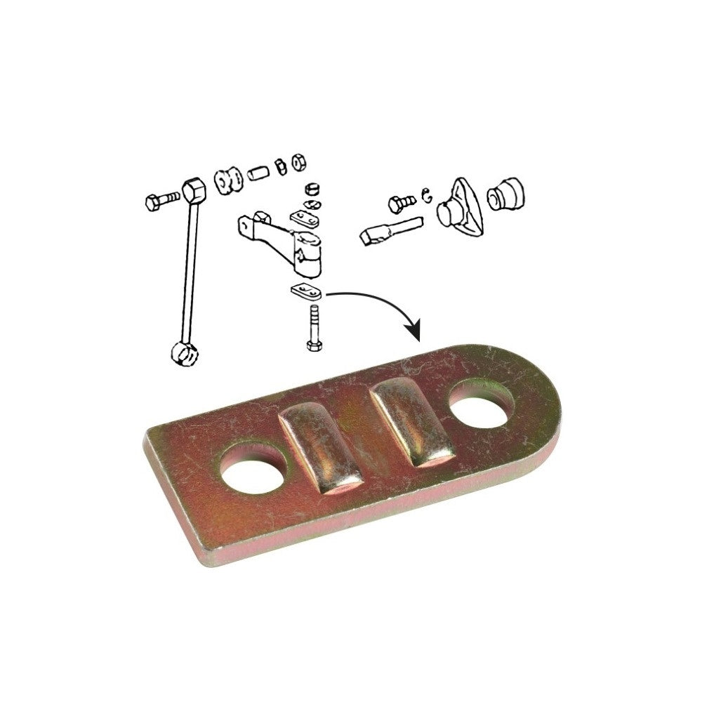 Porsche 911 Guide Plate for Anti-Roll Bar Lever, Front, 90134376300 New