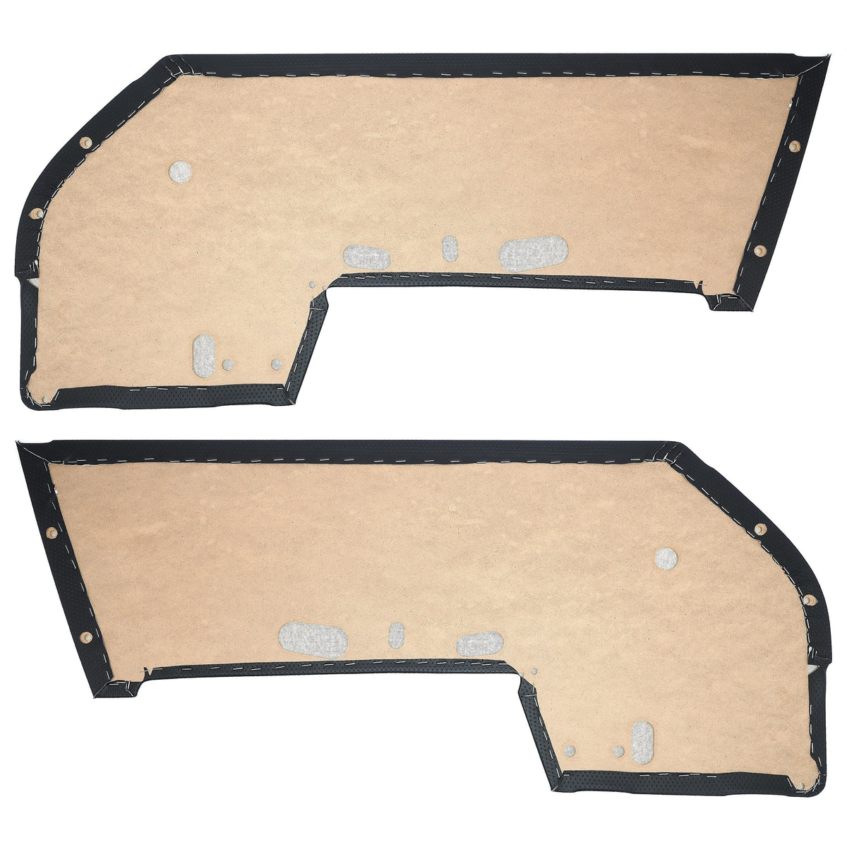 Porsche 911 Door Trim Panel Set, Black Basket Weave Vinyl, 90159803200 New