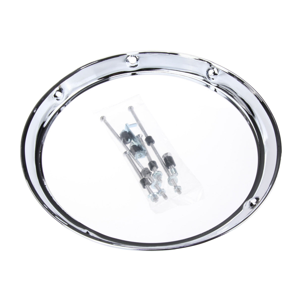 Porsche 911 912 Headlight Rim, Chrome, 90163110204 New
