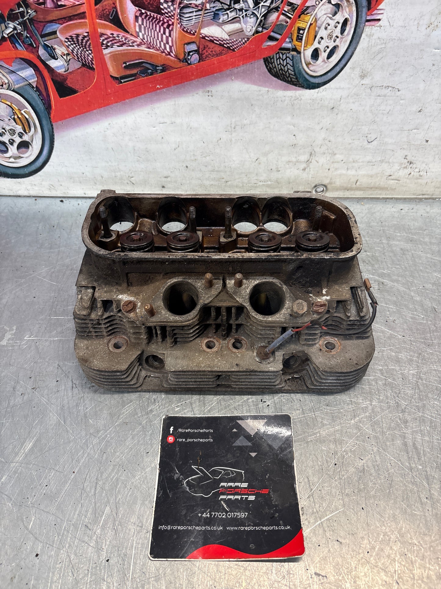 Porsche 914, cylinder head, right side, used 021101371J