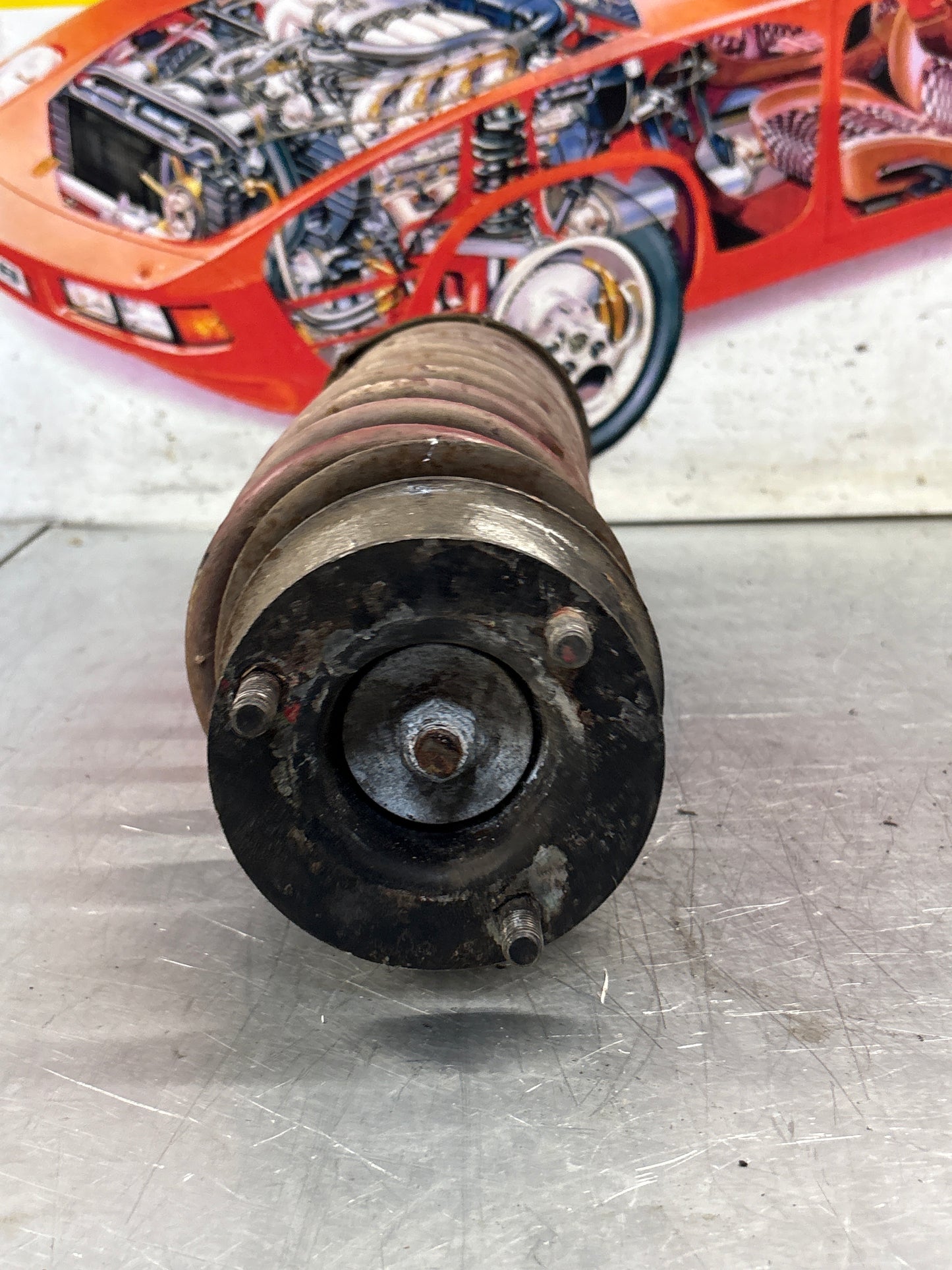 Porsche 928 rear shock absorber, used 92833305108