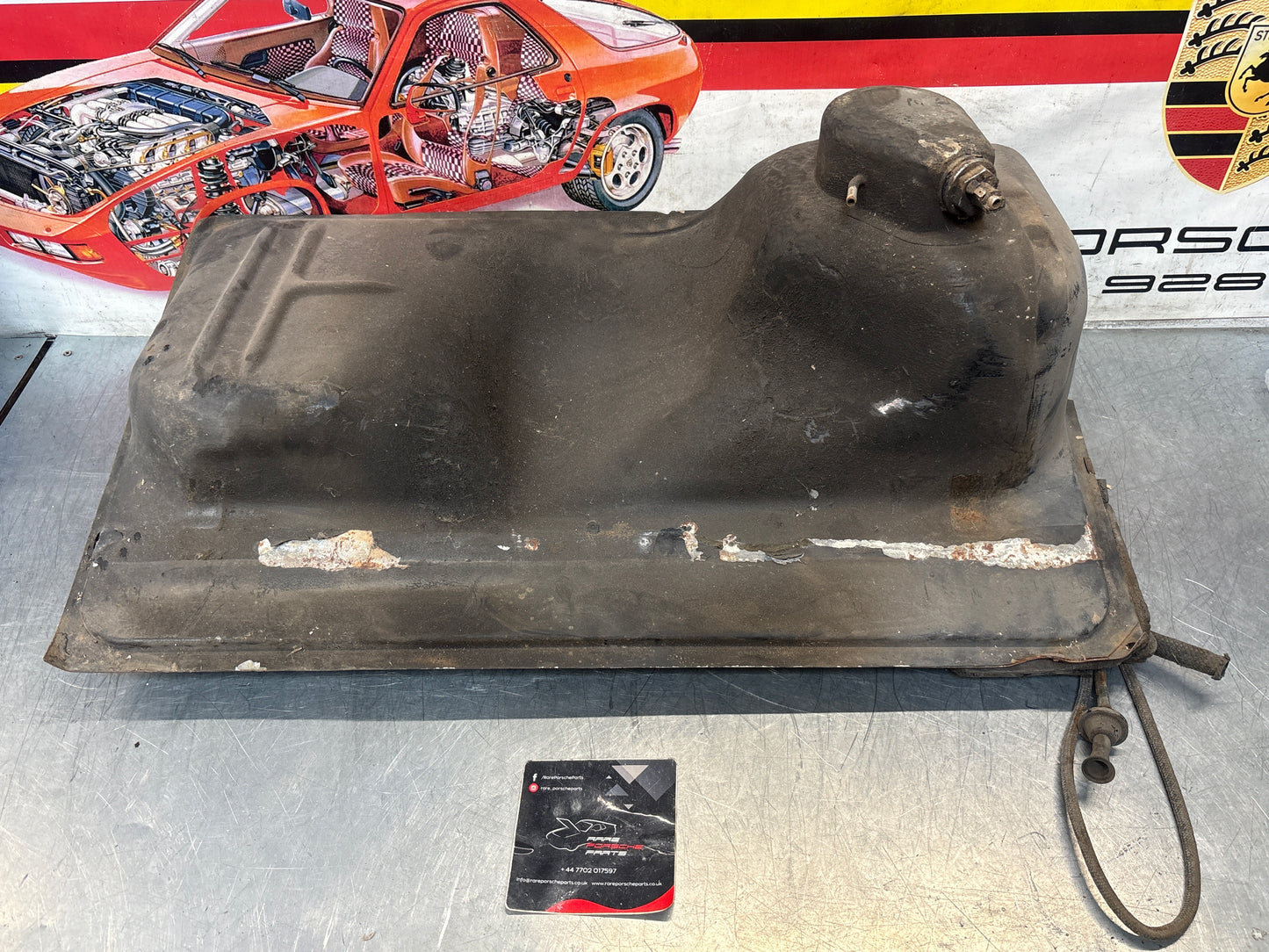 Porsche 924 944 metal fuel tank 477201021F used