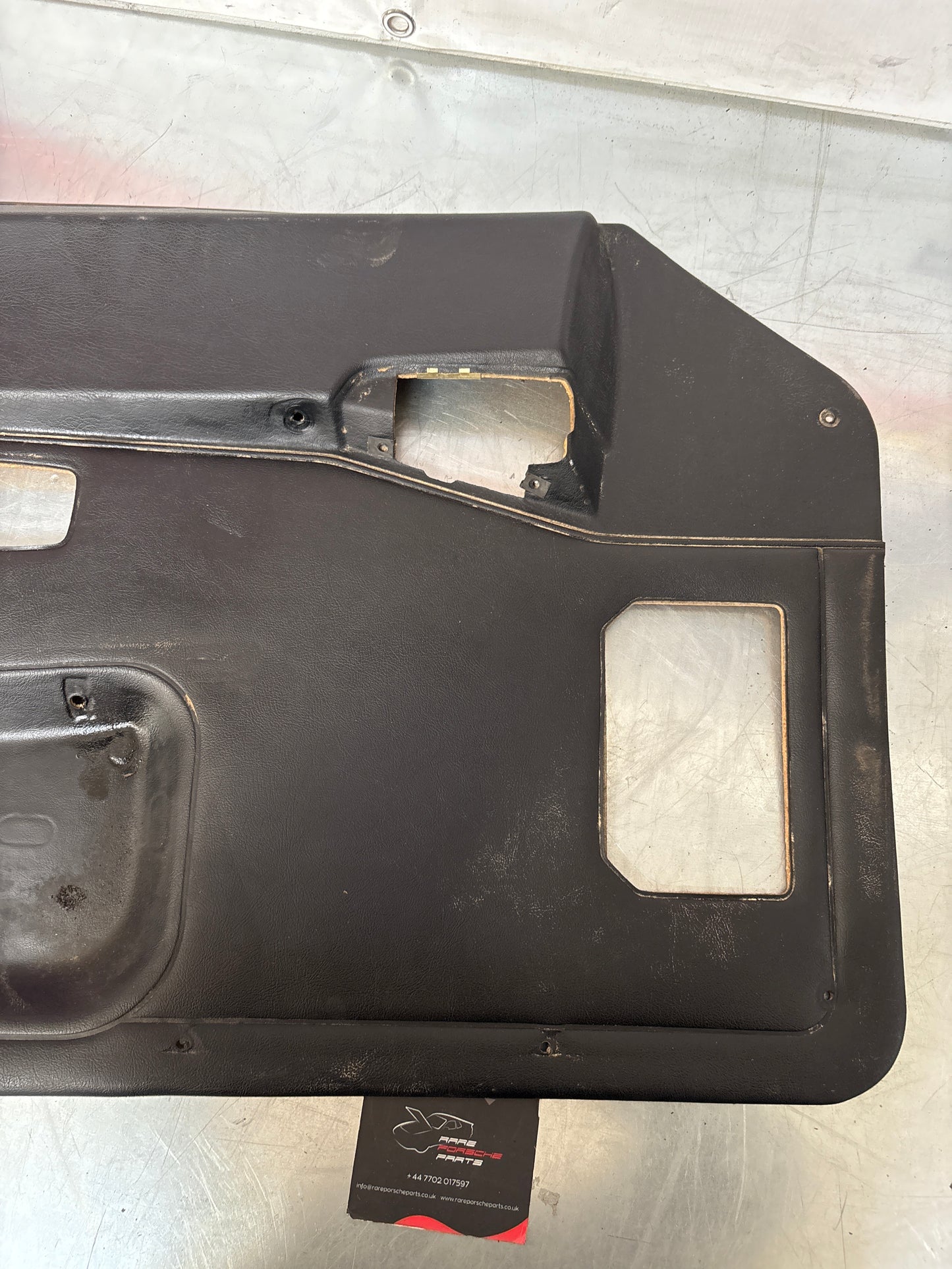 Porsche 944 left side Black door card, used 94455501701
