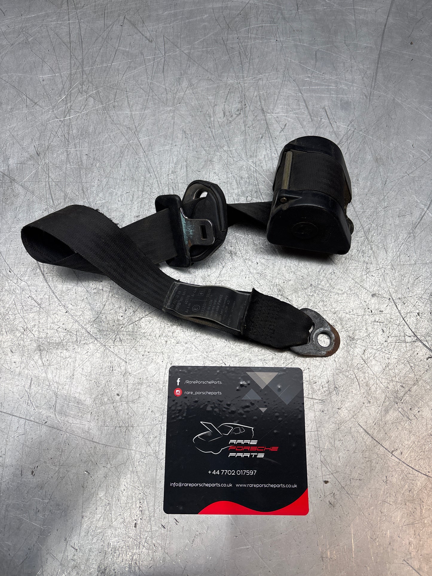 Porsche 928 front right O/S seat belt, 92880312609 used
