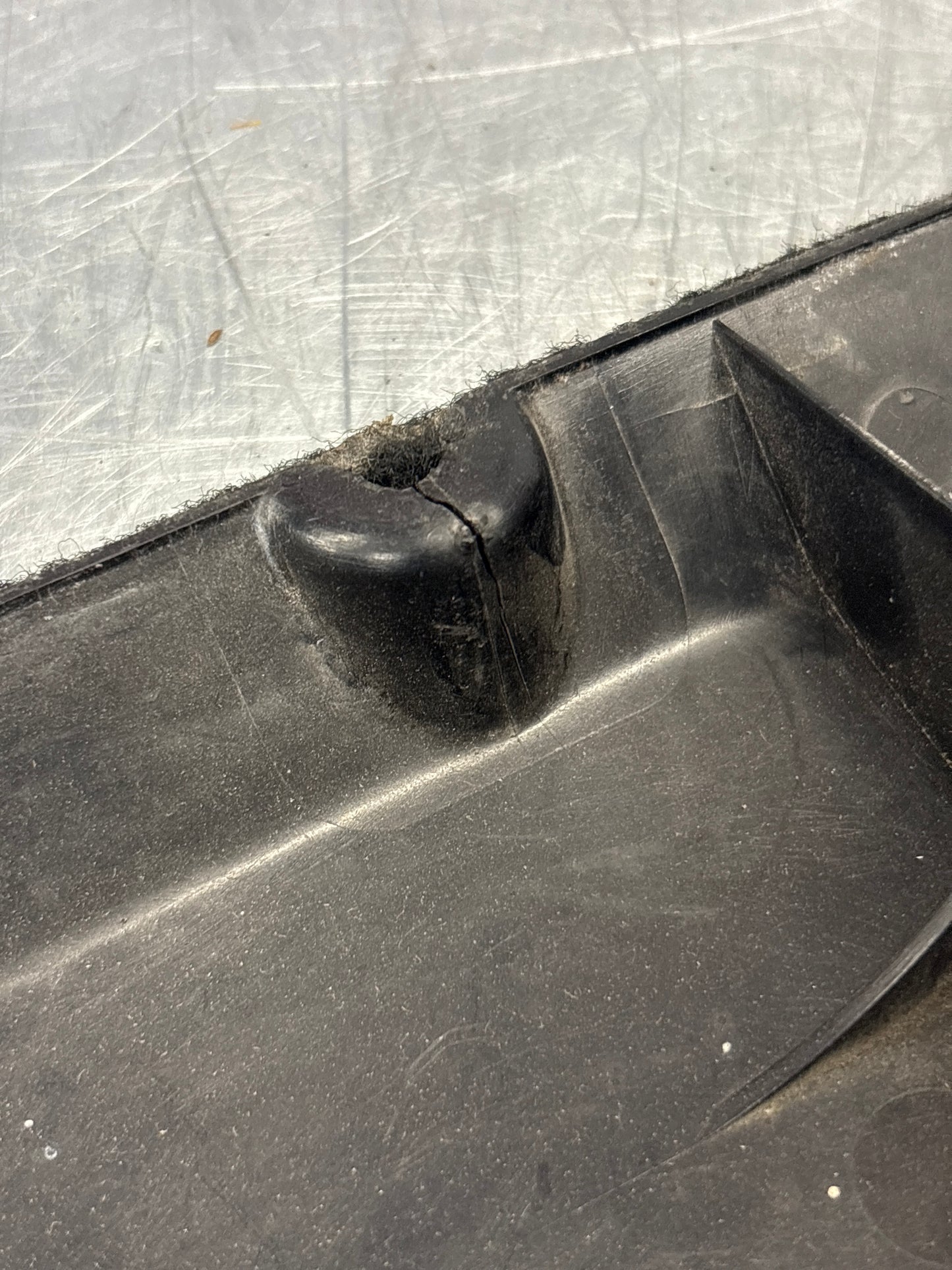 Porsche 944 Front Door Card Carpeted Lower Pocket 94455527300, black, used