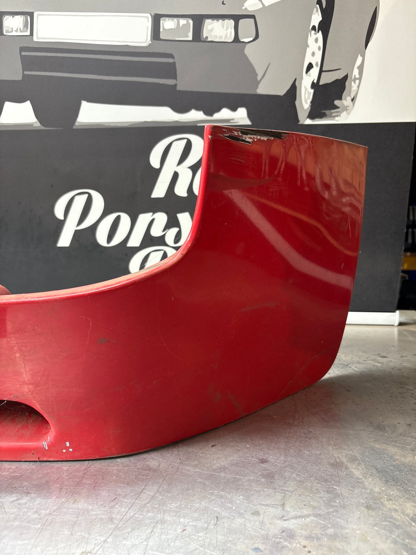 Porsche 944 Front spoiler, valance with fog light used 93150537105