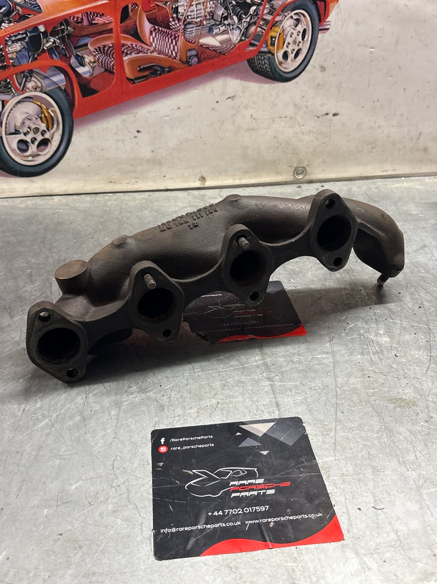 Porsche 924 Turbo exhaust manifold, used 9311115940R