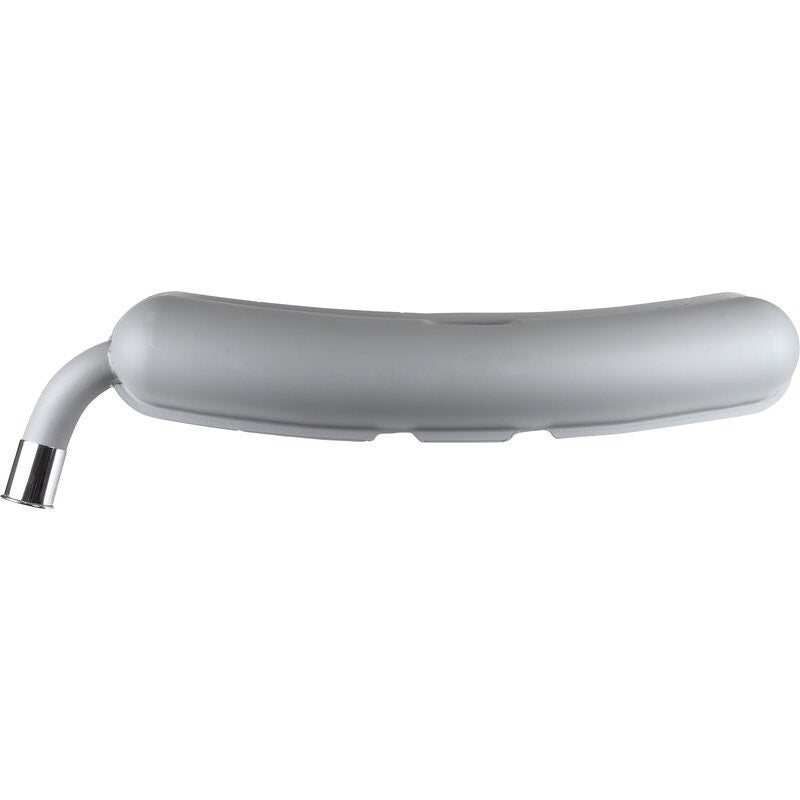Porsche 911 Exhaust Rear Silencer, Painted Stainless Steel, 91111102501 New