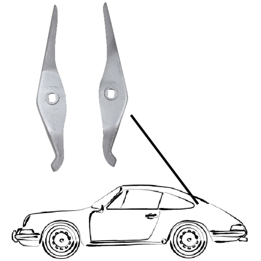 Porsche 911 Engine Lid Hinge Repair Panels, Pair, 91151203599 New