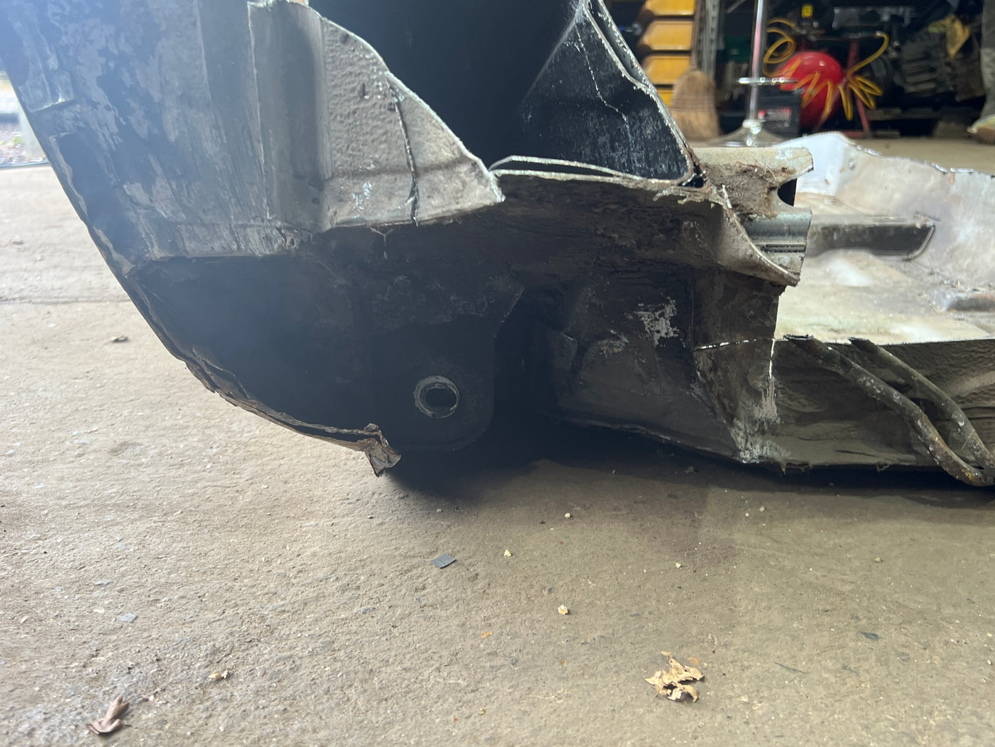 Porsche 924 Turbo RHD left floor pan section with sill 94450150100