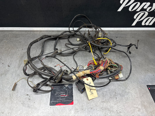 Porsche 944 RHD engine bay wiring loom, fair condition for Square dash cars, used