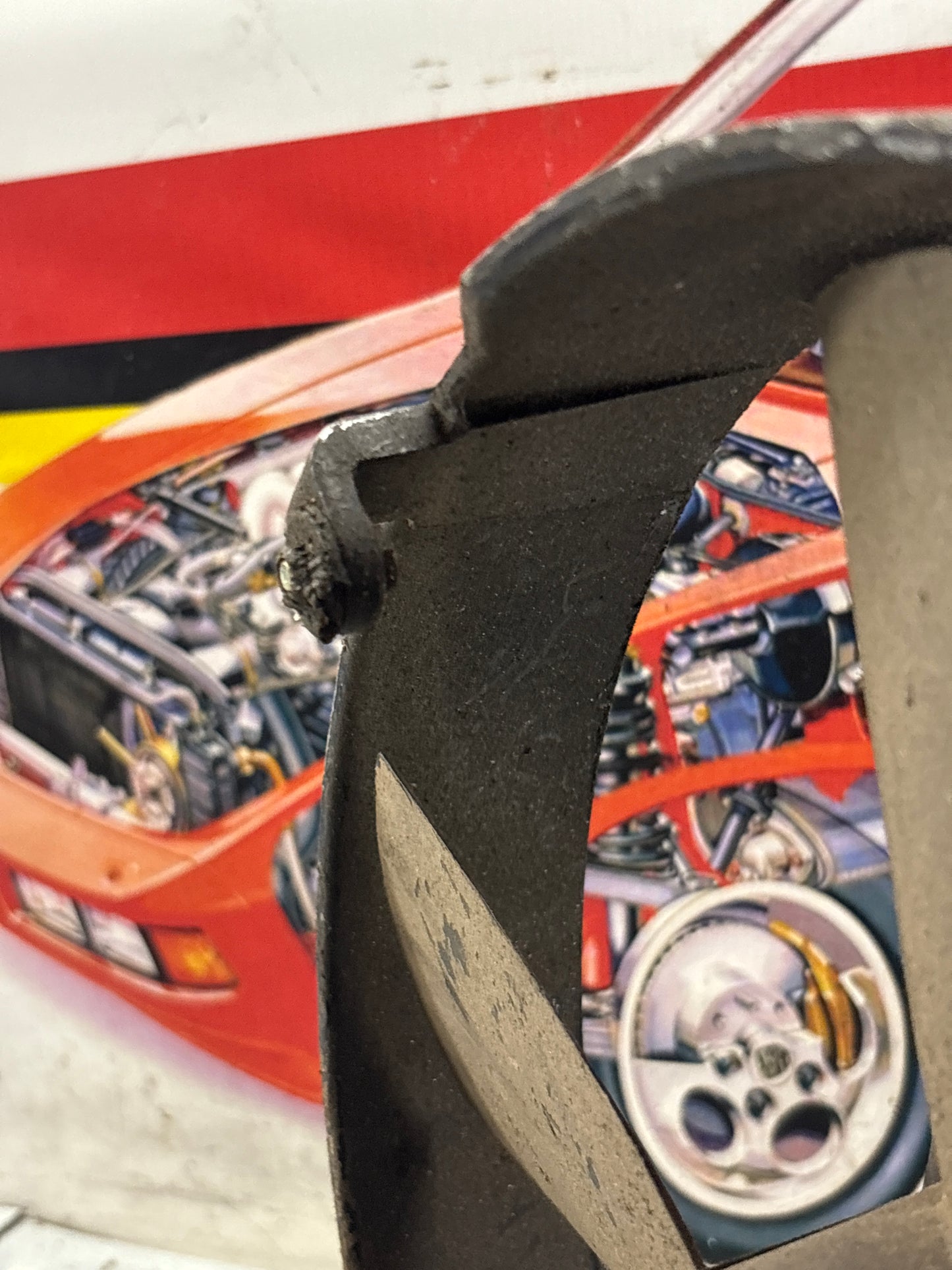 Porsche 928, -79 Air conditioner condenser  cooling  fan, genuine 92862410300 used