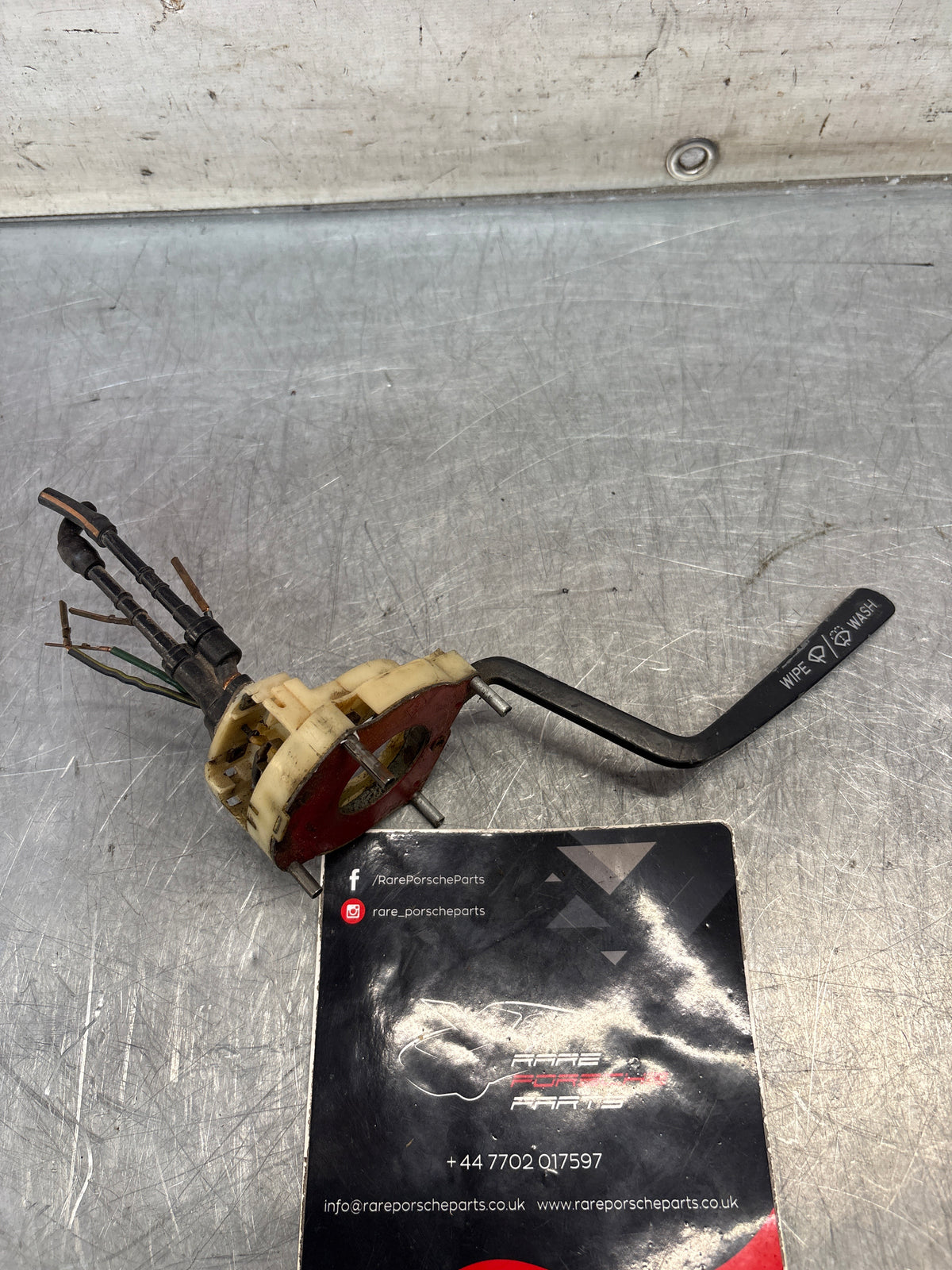 Porsche 914 steering coloumn wiper switch, used 91461391515