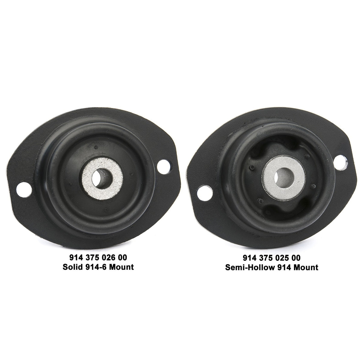 Porsche 914 gearbox mount, solid rubber, 91437502600 New